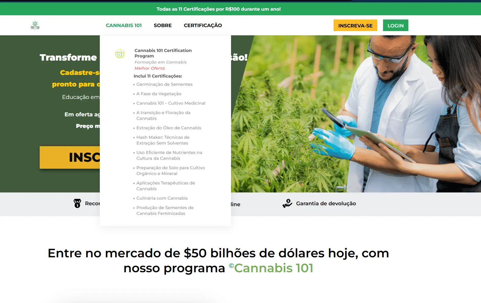 homepage do portal thc proce